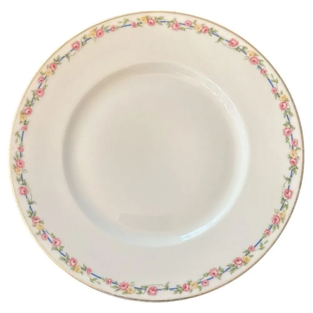 B&Co France L. Bernardaud Limoges Dinnerware Set Floral Gold Trim - Picture 2 of 12